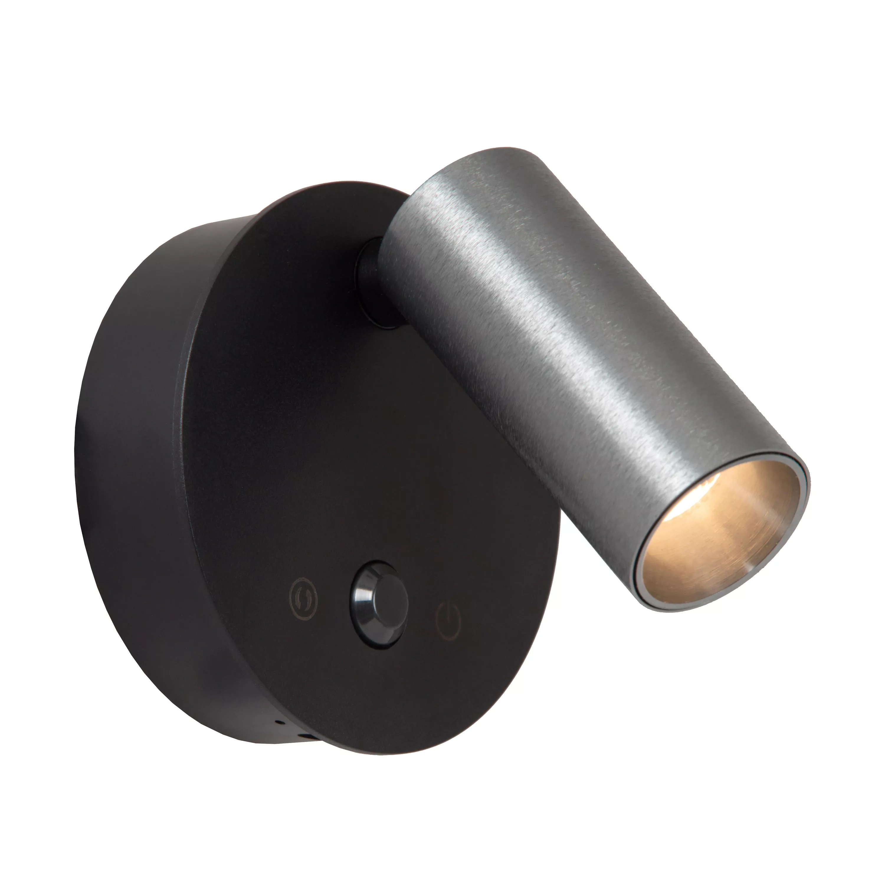 Lucide TONI - wiederaufladbare Wandstrahler / Wandleuchte - Akku/Batterie - Ø 8,1 cm - LED Dim. - CCT - 1x2W 2700K/4000K - Bewegungssensor (Abschaltbar) - Magnetisch