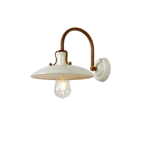 Lucide RÖMER - Wandleuchte - 1xE27 - Beige - eingeschaltet 8