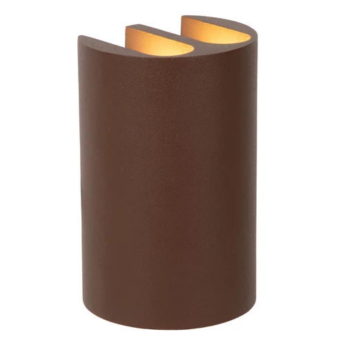 Lucide YORK - Wandspot / Wandlamp Binnen/Buiten - LED - 4x1,2W 2700K - IP54 - Roest bruin | Essential - aangezet 7