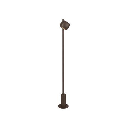 Lucide CAPRI - Vloerlamp Binnen/Buiten - LED - 1x8W 2700K - IP54 - Koffie | Essential - aangezet 6