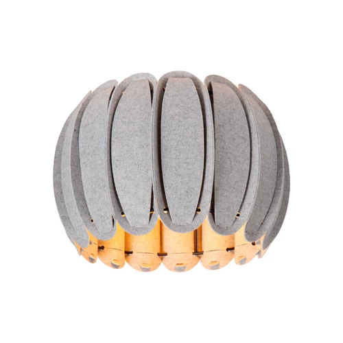 Lucide SPENCER - Plafonnier - Ø 30 cm - 1xE27 - Gris - allumé 6