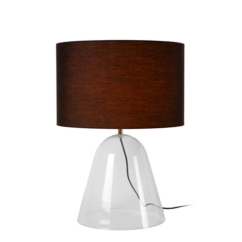Lucide CAMPANA - Tafellamp - 1xE27 - Transparant - aangezet