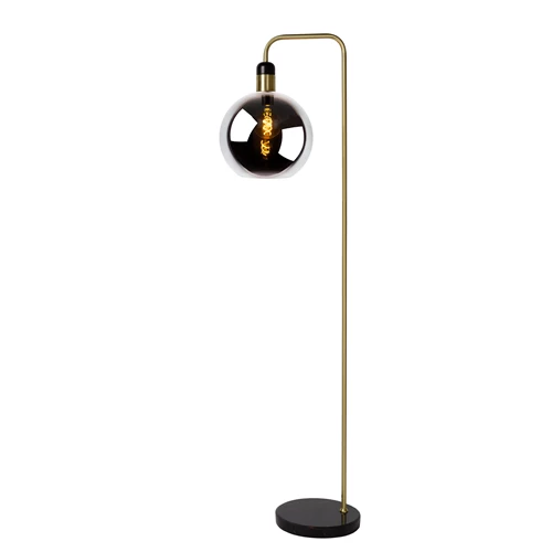 Lucide JULIUS - Vloerlamp - Ø 28 cm - 1xE27 - Fumé - aangezet 5