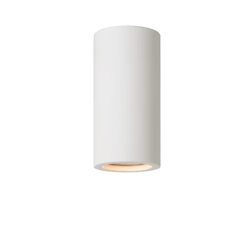 Lucide GIPSY - Spot plafond - Ø 7 cm - 1xGU10 - Blanc - allumé 1