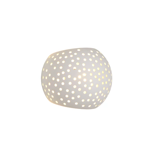 Lucide GIPSY - Applique murale - 1xG9 - Blanc - allumé 1