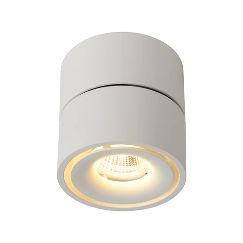 Lucide YUMIKO - Ceiling spotlight - Ø 7,8 cm - LED Dim. - 1x10W 2700K - White - turned on 1