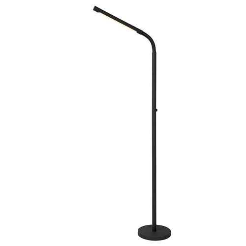 Lucide GILLY - Lámpara de lectura Recargable - Batería/acumulador - LED Regul. - 1x6W 2700K - Negro - encendido