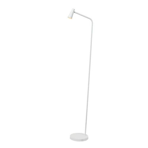 Lucide STIRLING - Rechargeable Floor lamp - Battery pack- LED 3 StepDim - 1x3W 2700K - White - turned on 1