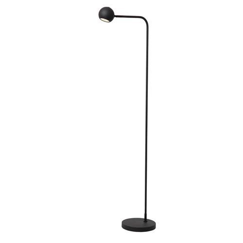 Lucide COMET - Rechargeable Floor lamp - Battery pack- LED 3 StepDim - 1x3W 2700K - Black - turned on