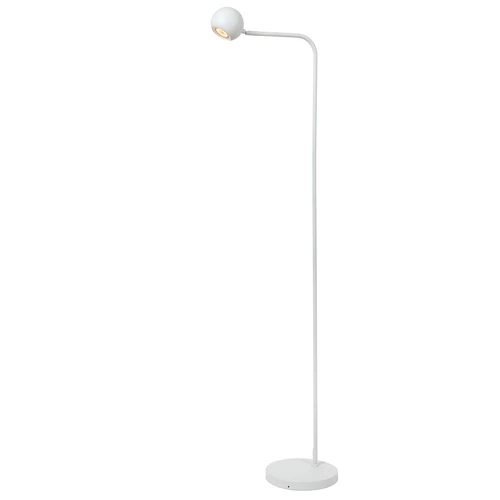 Lucide COMET - Lampadaire Rechargeable - Batterie/Piles - LED 3 StepDim - 1x3W 2700K - Blanc - allumé 1
