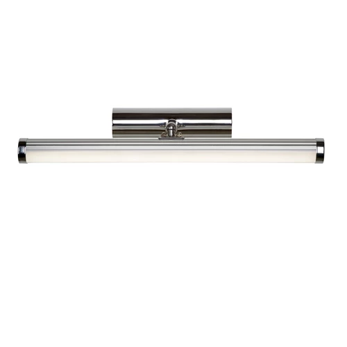 Lucide BELPA-LED - Spiegelleuchte Badezimmer - LED - 1x7W 4000K - IP44 - Chrom - eingeschaltet 1