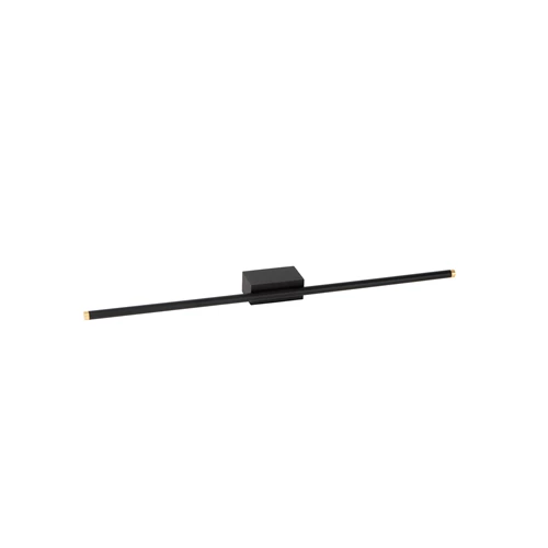 Lucide MARNIK - Wandlamp - LED Dimb. - CCT - 1x13W 2700K/4000K - Handbewegingssensor - Zwart | Premium - aangezet