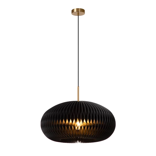 Lucide ARMONI - Suspension - Ø 52 cm - 1xE27 - Noir - allumé