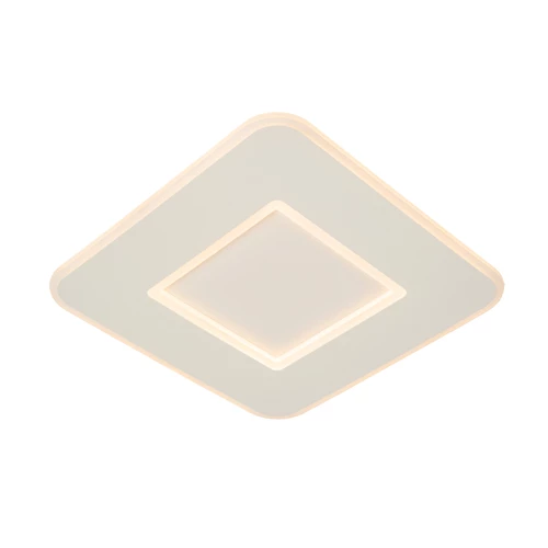 Lucide AXELLE - Deckenleuchte - LED 3 StepDim - 1x24W 2700K - Weiß - eingeschaltet 1