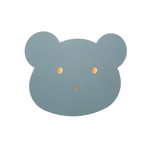 Lucide CHARLIE - Wandleuchte Kinderzimmer - LED Dim. - 1x7W 2700K - Blau - eingeschaltet 5