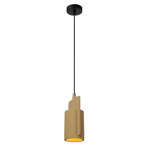 Lucide NINJA - Suspension - Ø 11,5 cm - 1xE27 - Jaune - allumé 4
