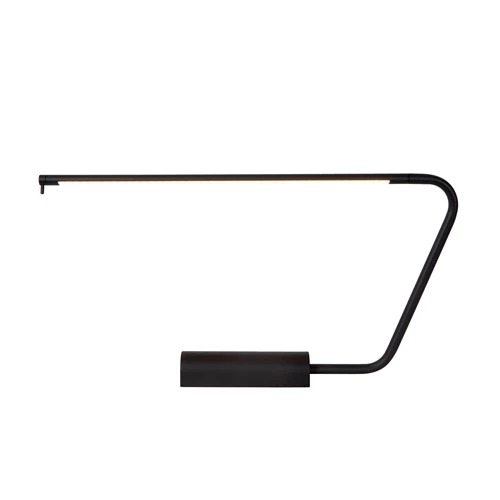 Lucide MADISON - Schreibtischlampe - LED Dim. - 1x6,5W 2700K - Schwarz - eingeschaltet