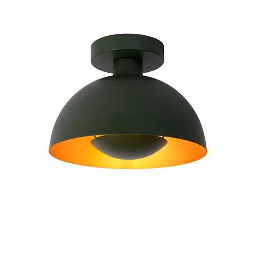 Lucide SIEMON - Plafonnier - Ø 25 cm - 1xE27 - Vert - allumé 3