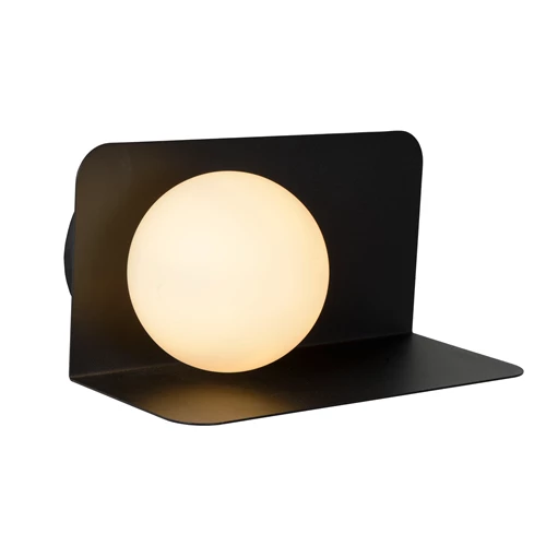 Lucide BONNI - Applique murale - 1xG9 - Noir - allumé