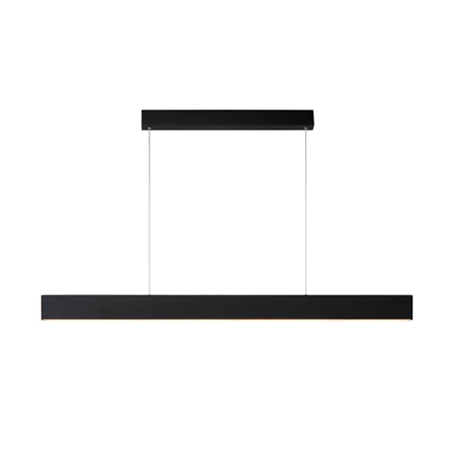 Lucide RAYA LED - Pendelleuchten - LED Dim. - 1x36W 2700K - Schwarz - eingeschaltet