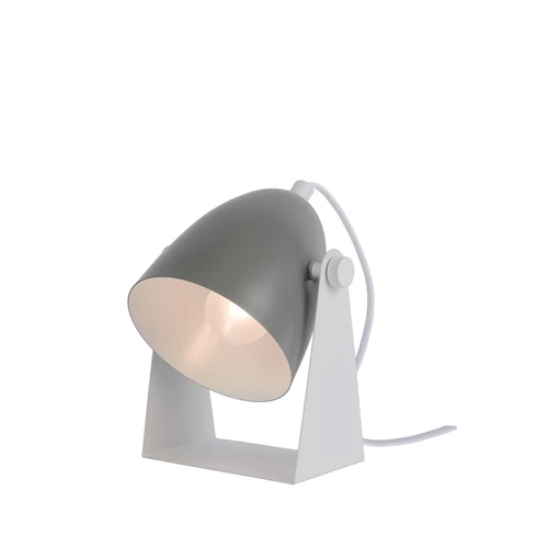 Lucide CHAGO - Lámpara de mesa - 1xE14 - Gris - encendido 6