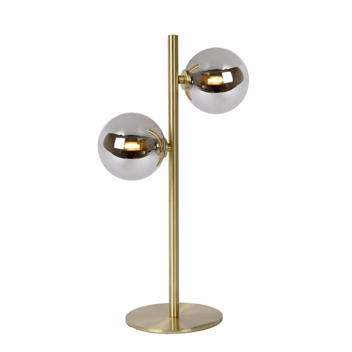 Lucide TYCHO - Lampe de table - 2xG9 - Or Mat / Laiton - allumé 2