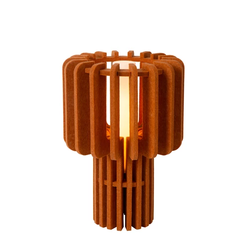 Lucide ROLLO - Tischlampe - 1xE27 - Terrakotta - eingeschaltet 5