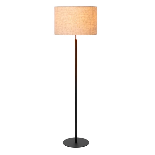 Lucide MAYA - Stehlampe - Ø 45 cm - 1xE27 - Beige - eingeschaltet 8
