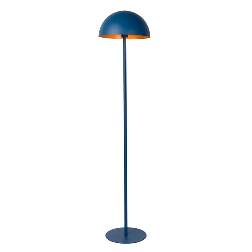 Lucide SIEMON - Lampadaire - Ø 35 cm - 1xE27 - Bleu - allumé 5