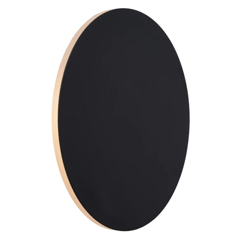 Lucide EKLYPS LED - Wall light - Ø 25 cm - LED - 1x9W 3000K - Black - turned on