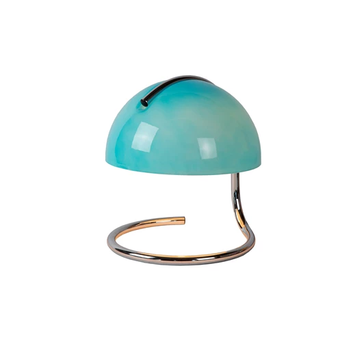 Lucide CATO - Tischlampe - Ø 23,5 cm - 1xE27 - Blau - eingeschaltet 5