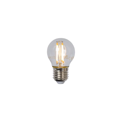 Lucide G45 - Filament bulb - Ø 4,5 cm - LED Dim. - E27 - 1x4W 2700K - Transparant - turned on