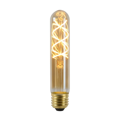 Lucide T32 - Glühfadenlampe - Ø 3 cm - LED Dim. - E27 - 1x4,9W 2200K - Amber - eingeschaltet 2
