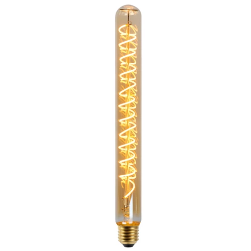 Lucide T32 - Ampoule filament - Ø 3,2 cm - LED Dim. - E27 - 1x4,9W 2200K - Ambre - allumé 2