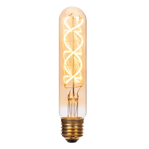 Lucide T32 - Glühfadenlampe - Ø 3 cm - LED 3 StepDim (Memory) - E27 - 1x4,9W 2200K - Amber - eingeschaltet 2