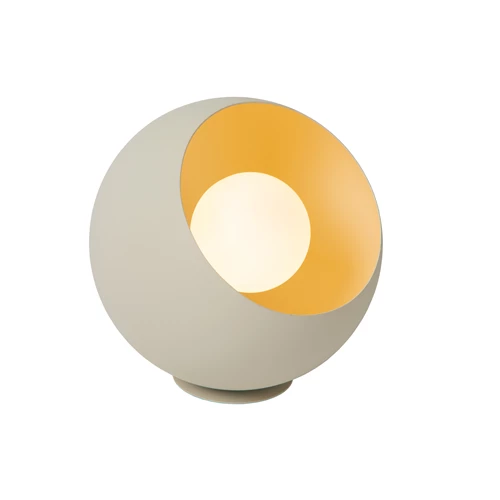 Lucide DOREDOS - Tischlampe - Ø 20 cm - 1xE27 - Beige - eingeschaltet 8