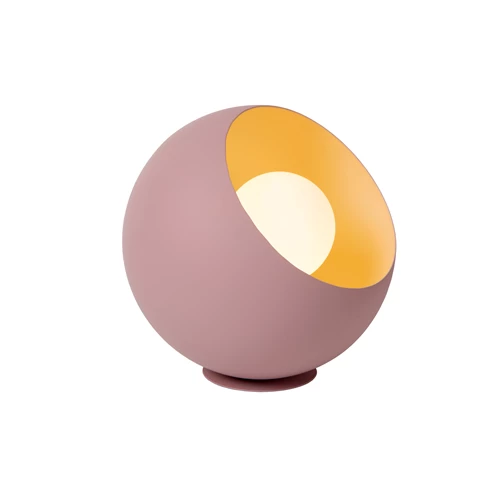 Lucide DOREDOS - Tafellamp - Ø 20 cm - 1xE27 - Roze - aangezet 6