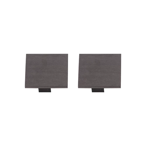 Lucide Premium LINIAL Endkappe - 1-Phasen Stromschiene / Schienensystem - 2er-Set - Matt Schwarz Chrom - eingeschaltet 8