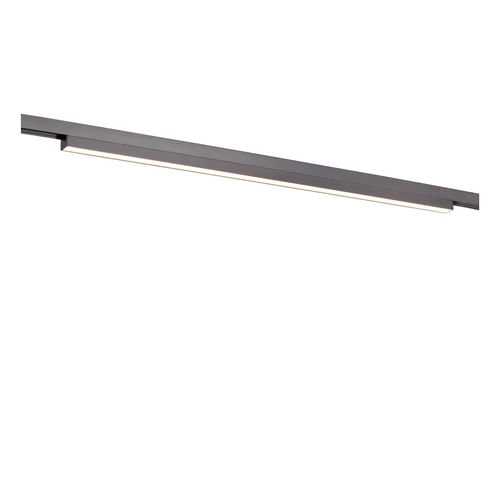 Lucide Premium LINIAL GLYXX - 1-Circuit lighting system/ Smart Rail Lighting - 1xLED - Satin Gun Metal - turned on 8