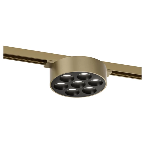 Lucide Premium LINIAL XAVI Railspot - 1-fase Railsysteem / Smart Railverlichting - LED - Champagne - aangezet 5