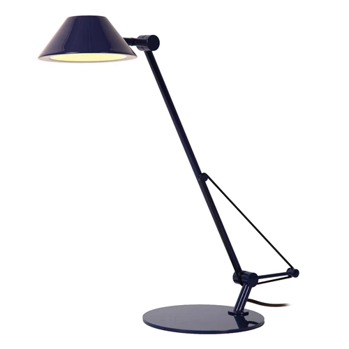 Lucide TERRY - Bureaulamp - LED - 1x8W 3000K - Blauw - Vibes - aangezet 5