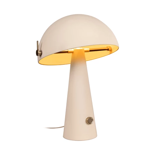 Lucide BARONE - Table lamp - Ø 38 cm - 1xE27 - Cream | Vibes - turned on 8