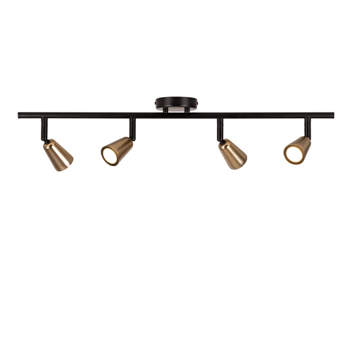 Lucide TIANA - Ceiling spotlight - 4xGU10 - Champagne Color | Essential - turned on 5