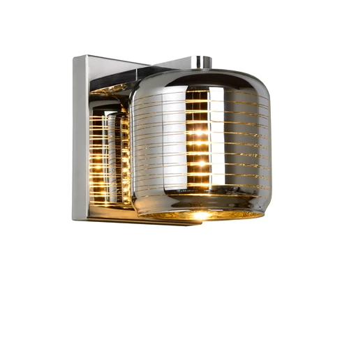 Lucide ERYN - Lámpara de pared - 1xG9 - Cromo - encendido 1