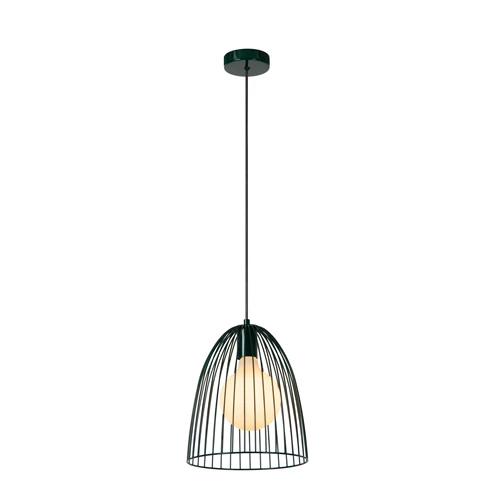 Lucide MACARONS - Pendelleuchten - Ø 24,5 cm - 1xE27 - Grün - eingeschaltet 3