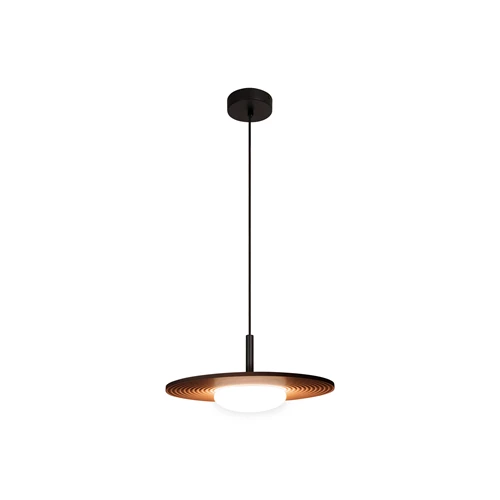 Lucide CARMINO - Pendant light - Ø 38,7 cm - LED - 1x8W 3000K - Terracotta | Essential - turned on 5