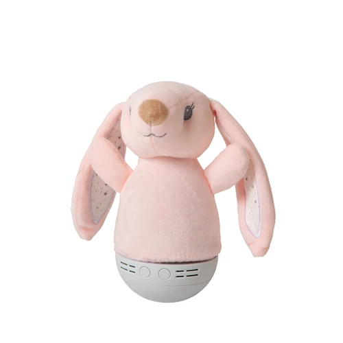 Lucide DOLLY - Tafellamp Kinderkamer - Batterijen - LED - 1x3W 2700K - Met muziekfunctie - Roze - aangezet 6