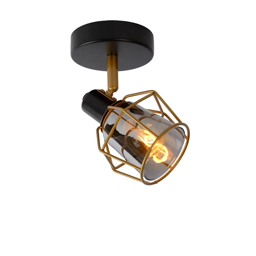 Lucide NILA - Spot plafond - 1xE14 - Noir - allumé