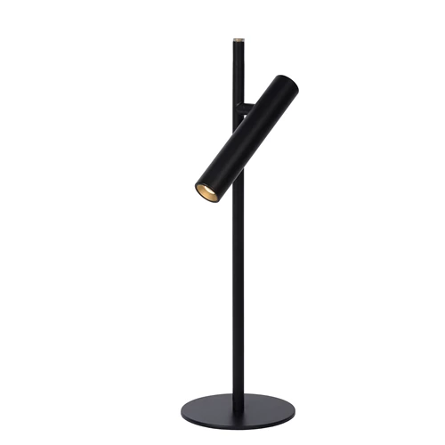 Lucide PHILON - Desk lamp - Ø 13 cm - LED Dim. - 1x4,5W 3000K - Black - turned on