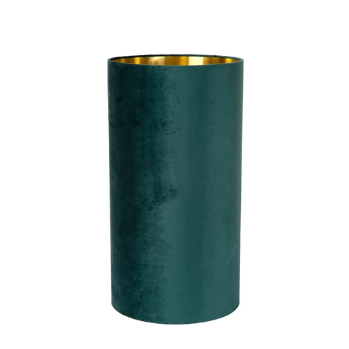 Lucide ESTERAD - Abat-jour lampe - Vert - allumé 3